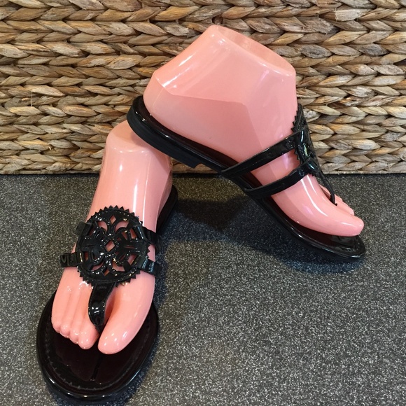Elegant Black Circus NY Sandals ~ NWOT - Picture 1 of 16